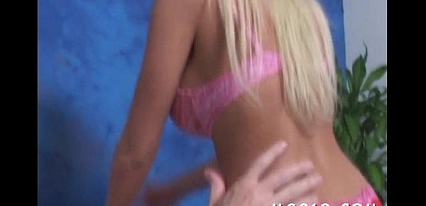  Skinny blondie enjoys blowjib